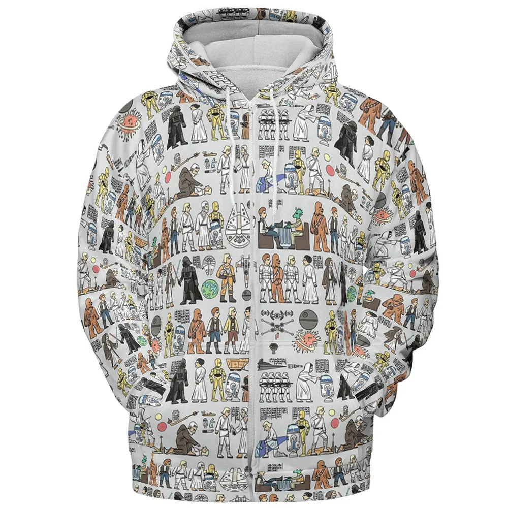 Egyptian Galaxy Wars All-over Print Hoodie - 4