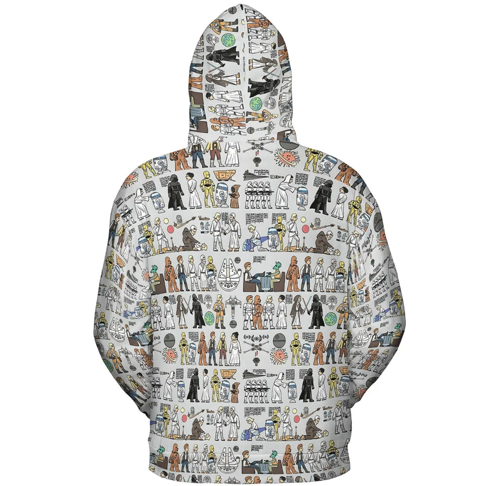 Egyptian Galaxy Wars All-over Print Hoodie - 5