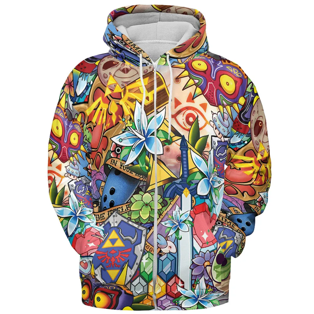 A Majora's Mask The Legend of Zelda All-over Print Hoodie - 4