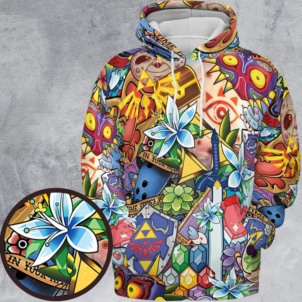 A Majora's Mask The Legend of Zelda All-over Print Hoodie - 2