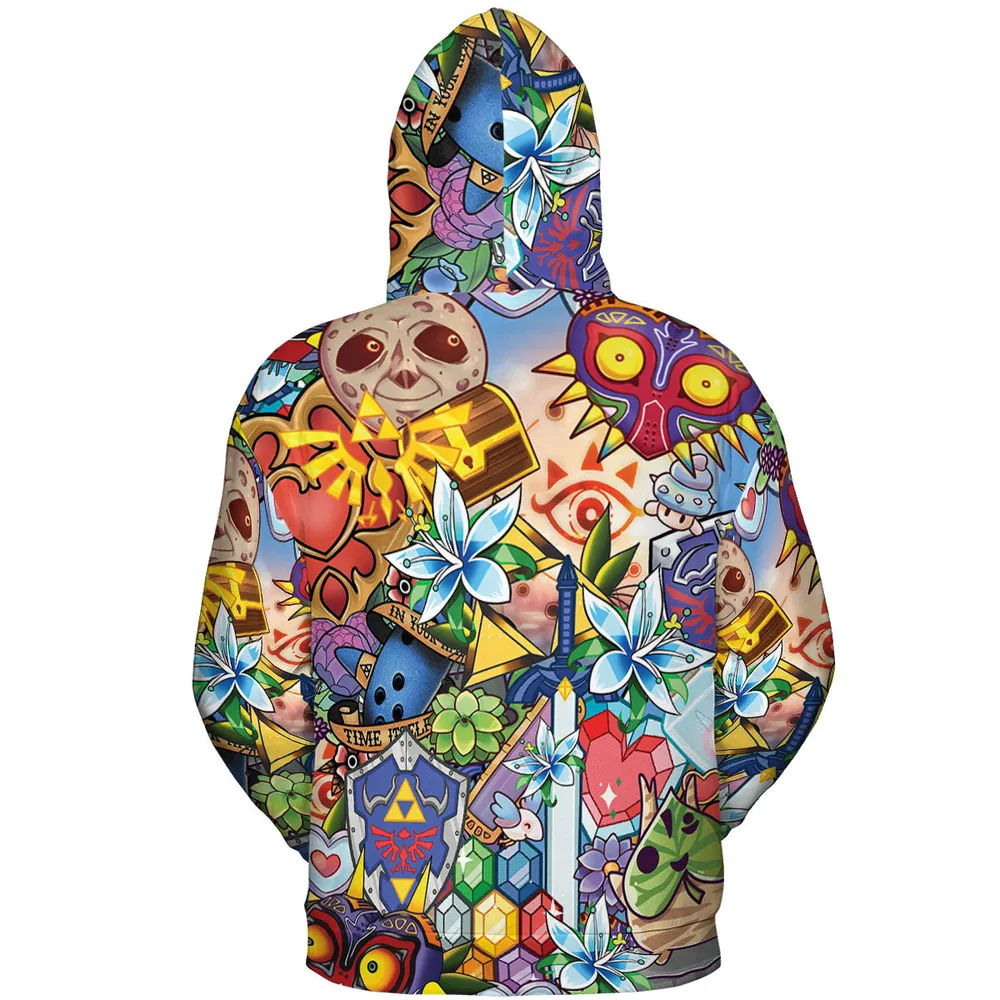 A Majora's Mask The Legend of Zelda All-over Print Hoodie - 5