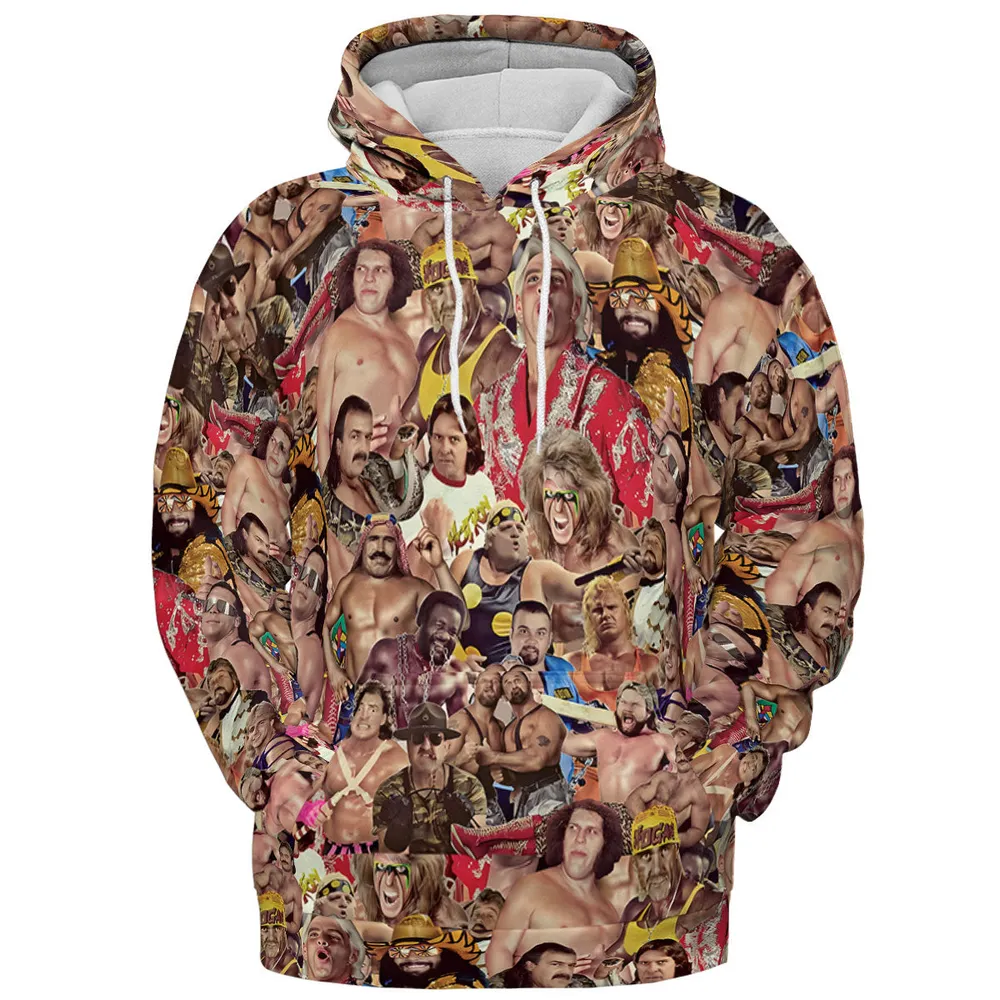 Pro Wrestlers All-over Print Hoodie - 3