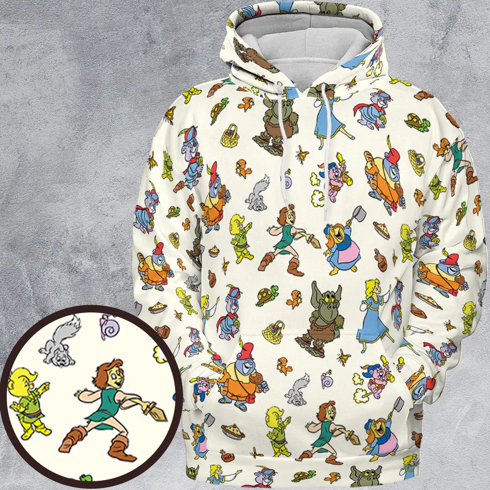 Gummi Bears Characters All-over Print Hoodie - 2