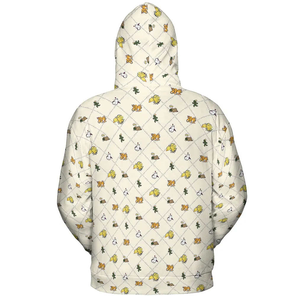 Final Fantasy Sleeping Creatures Pattern All-over Print Hoodie - 5