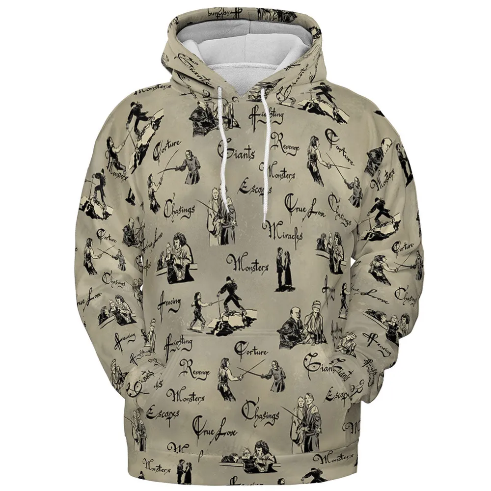 Hencing Fighting The Princess Bride All-over Print Hoodie - 3