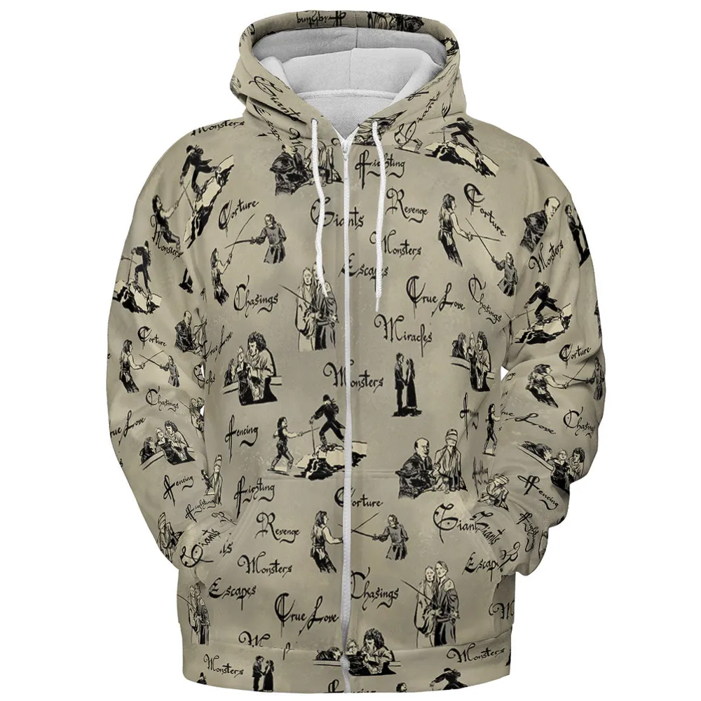 Hencing Fighting The Princess Bride All-over Print Hoodie - 4