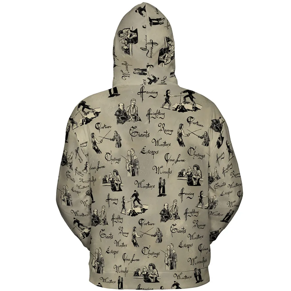 Hencing Fighting The Princess Bride All-over Print Hoodie - 5