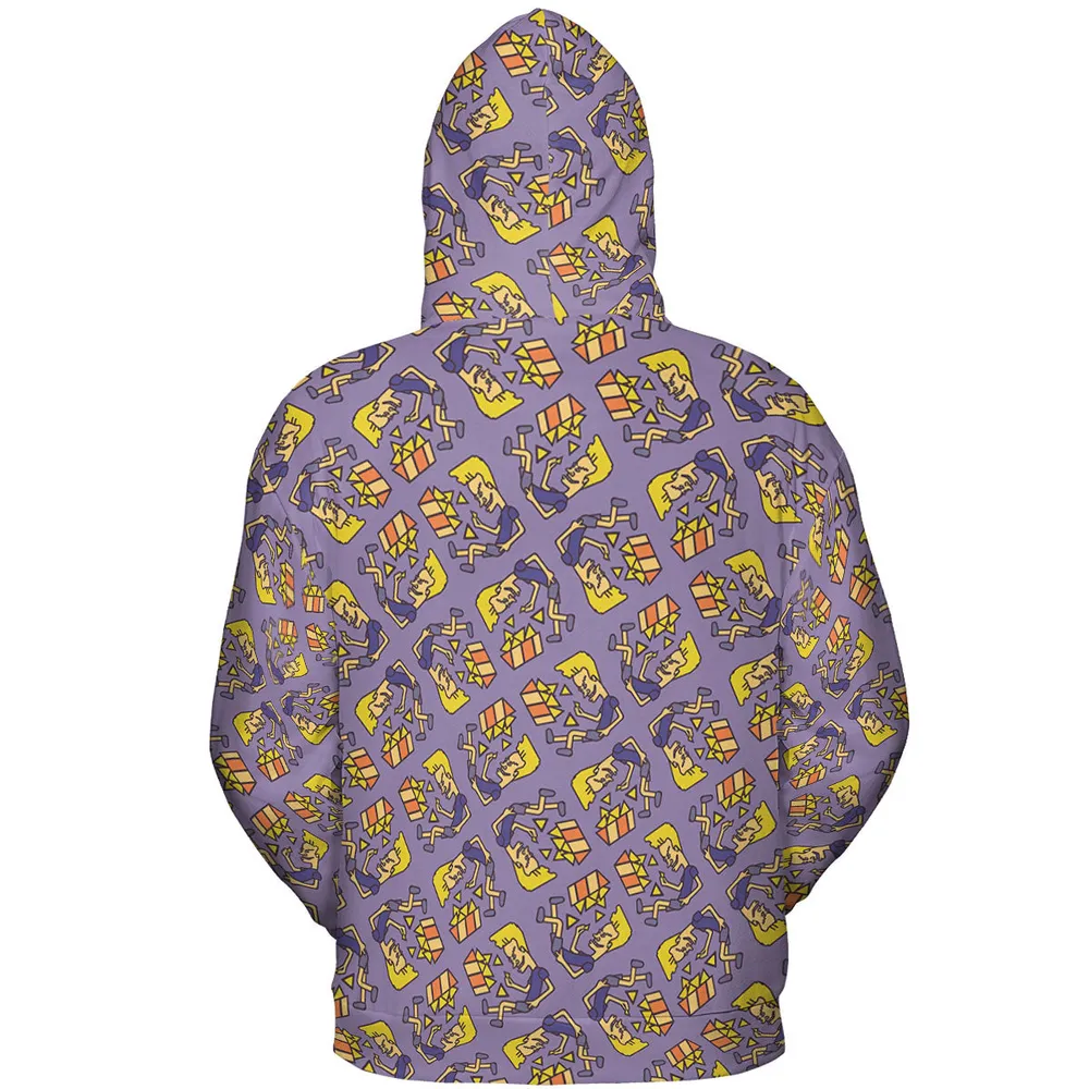 Nachos Rule Beavis and Butthead All-over Print Hoodie - 5