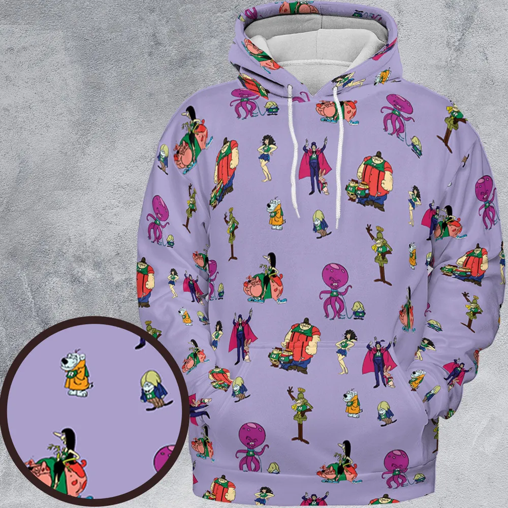 Really Rotten Scooby's All-Star Laff-A-Lympics All-over Print Hoodie - 2