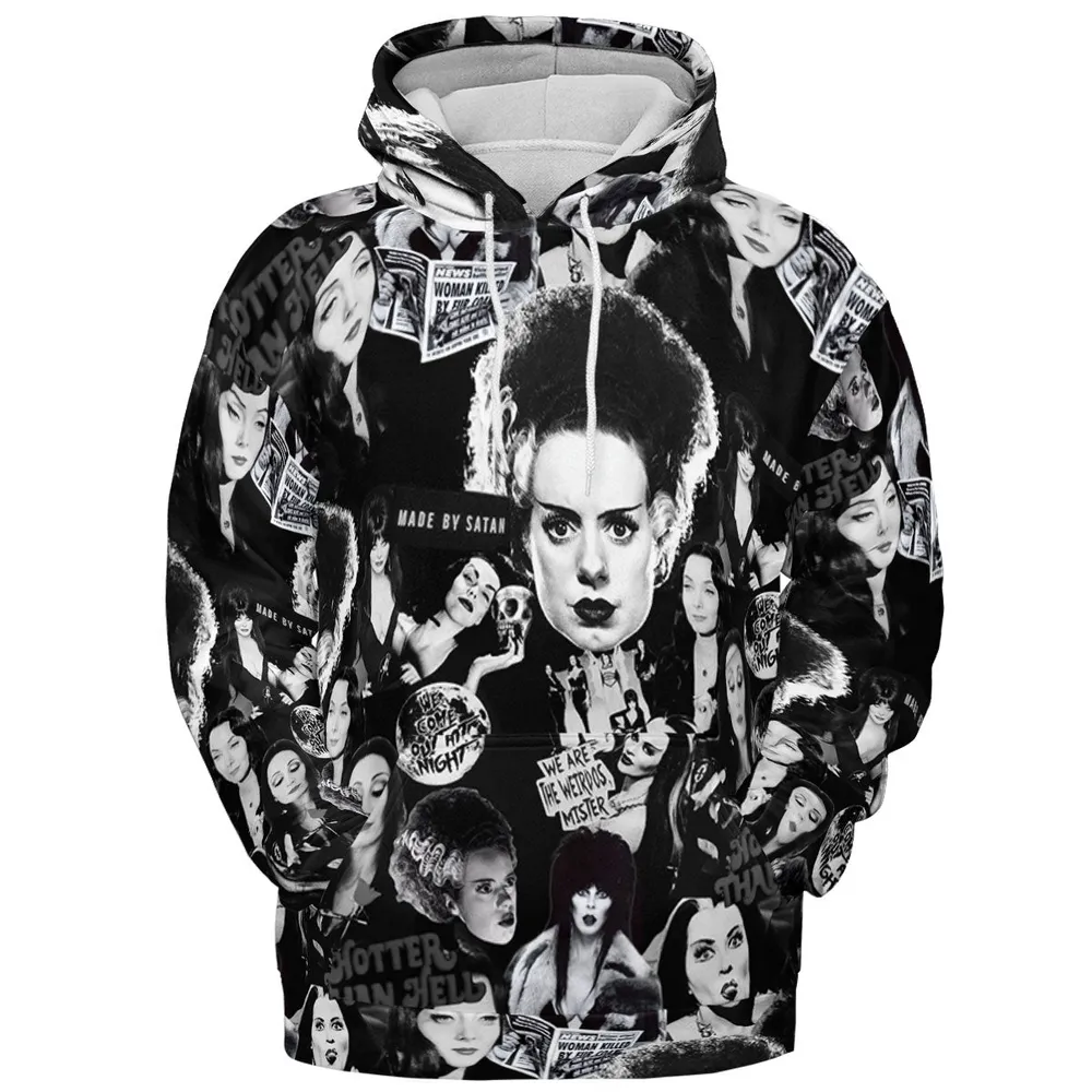 Horror Ladies Slay Collage Classic Horror Movies All-over Print Hoodie - 3