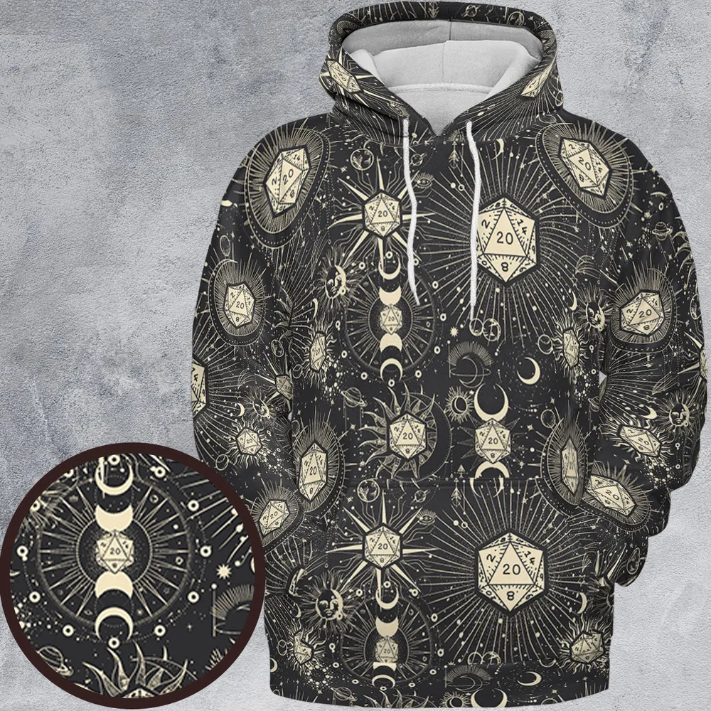 Diceyverse Dice RPG DND All-over Print Hoodie - 2