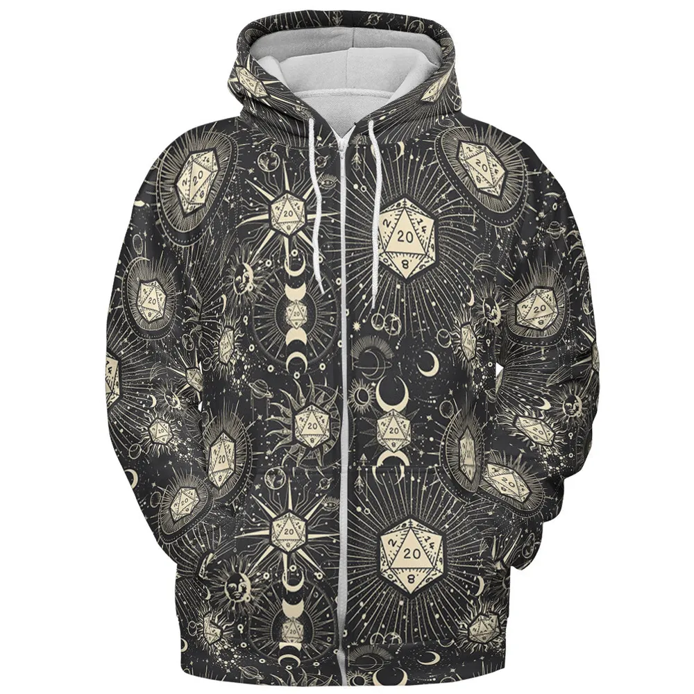 Diceyverse Dice RPG DND All-over Print Hoodie - 4