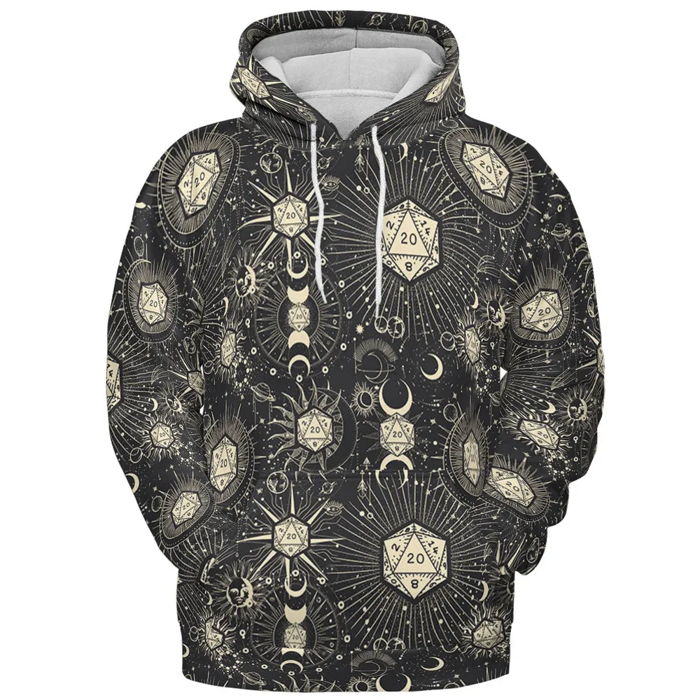 Diceyverse Dice RPG DND All-over Print Hoodie - 3