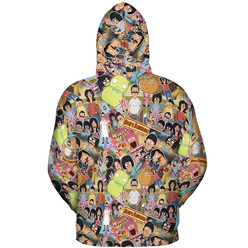 Bob's Burger Wonder Wharf All-over Print Hoodie - 5