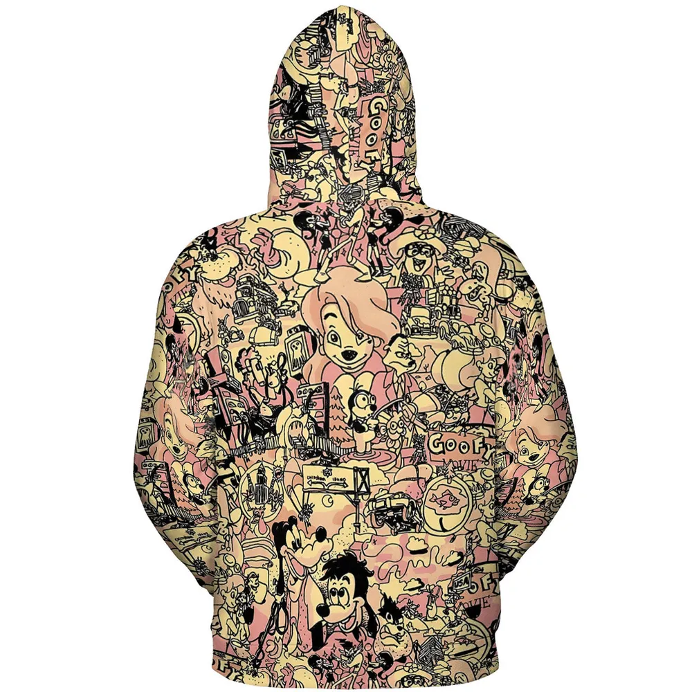 Goofy Movie Collage All-over Print Hoodie - 5