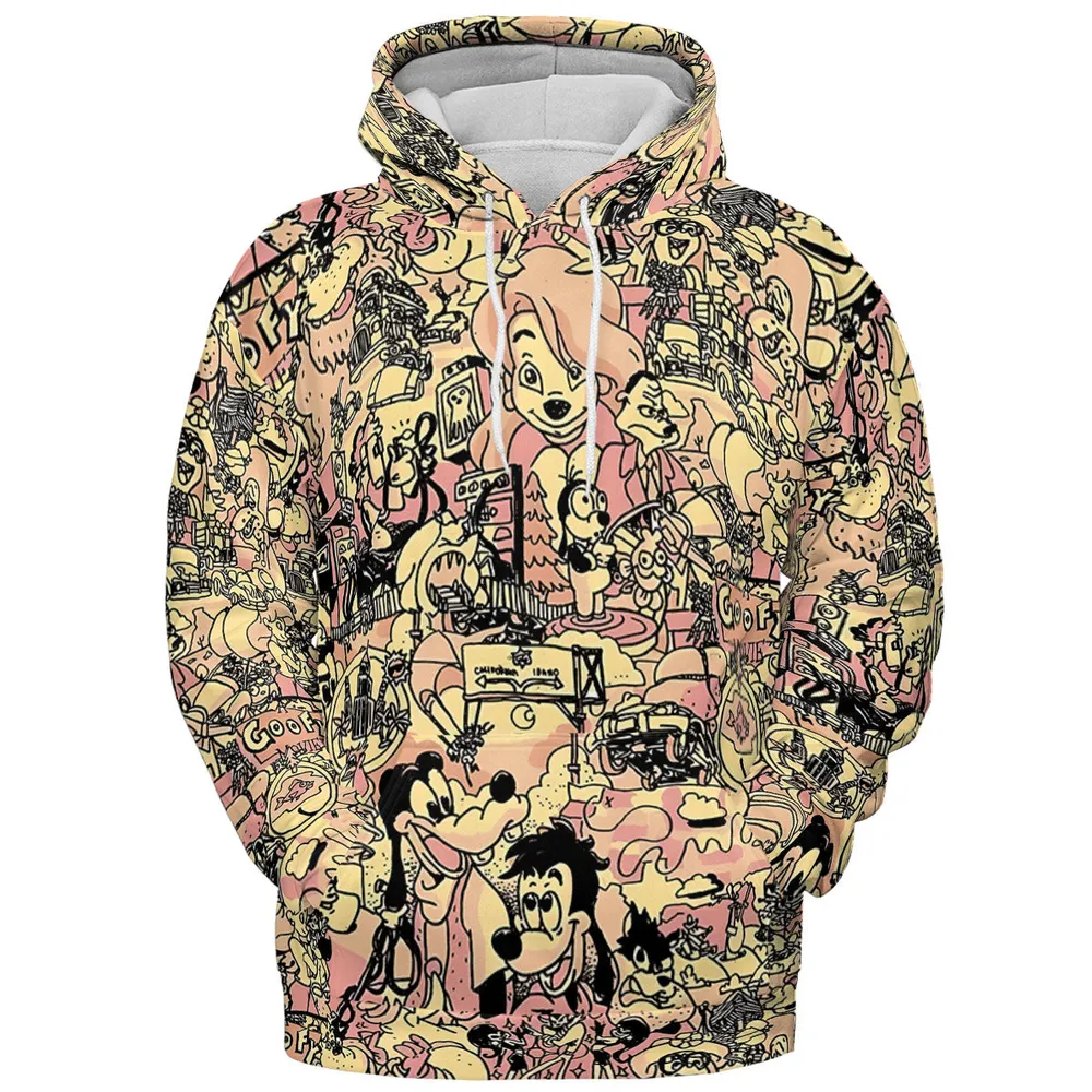 Goofy Movie Collage All-over Print Hoodie - 3