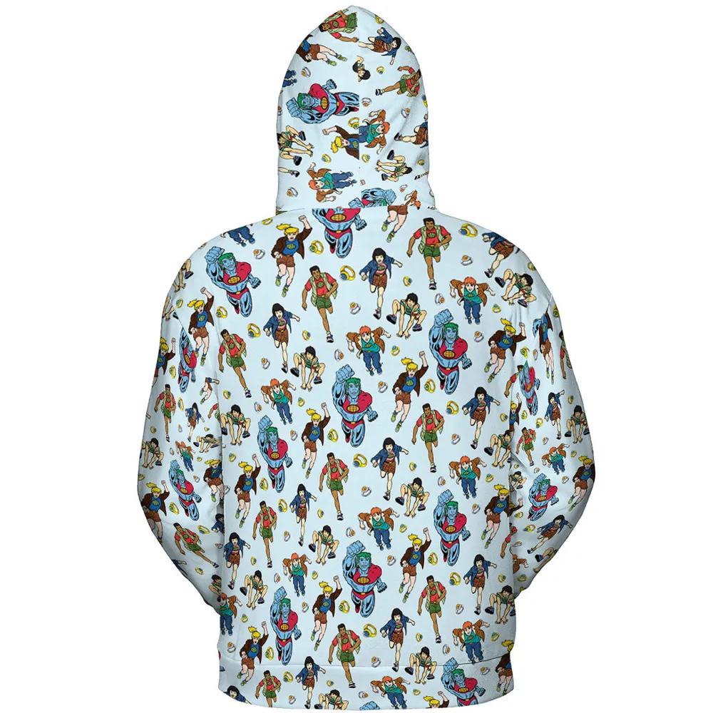Save The Planet Captain Planet and the Planeteers All-over Print Hoodie - 5
