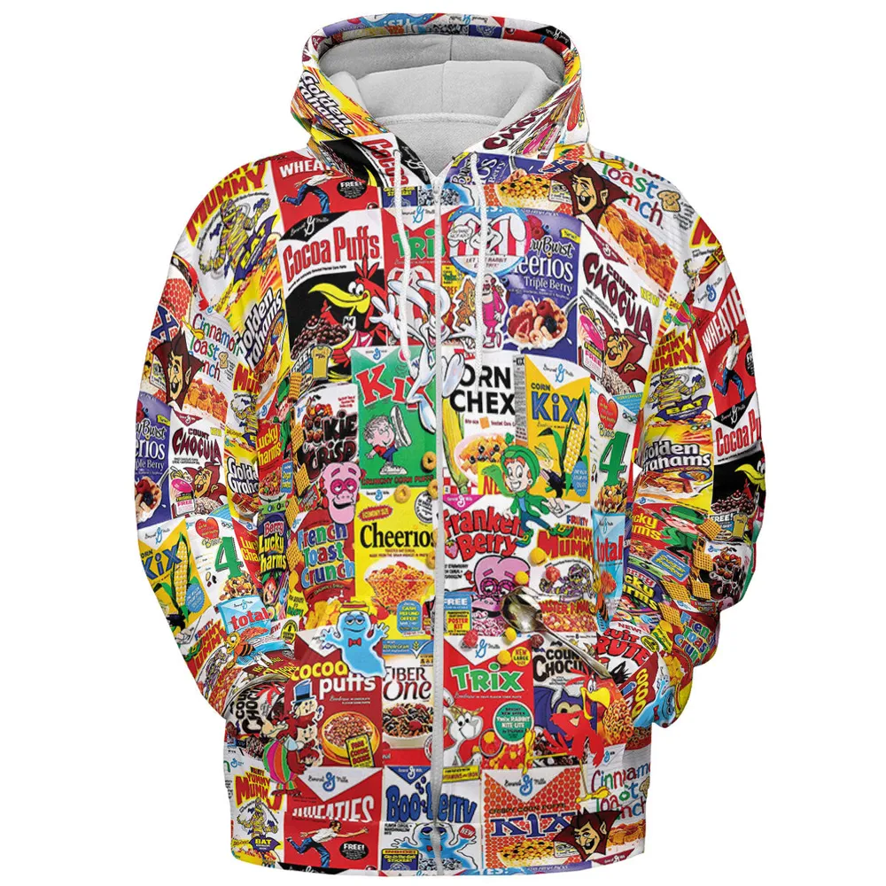 Popular Cereal Boxes All-over Print Hoodie - 4