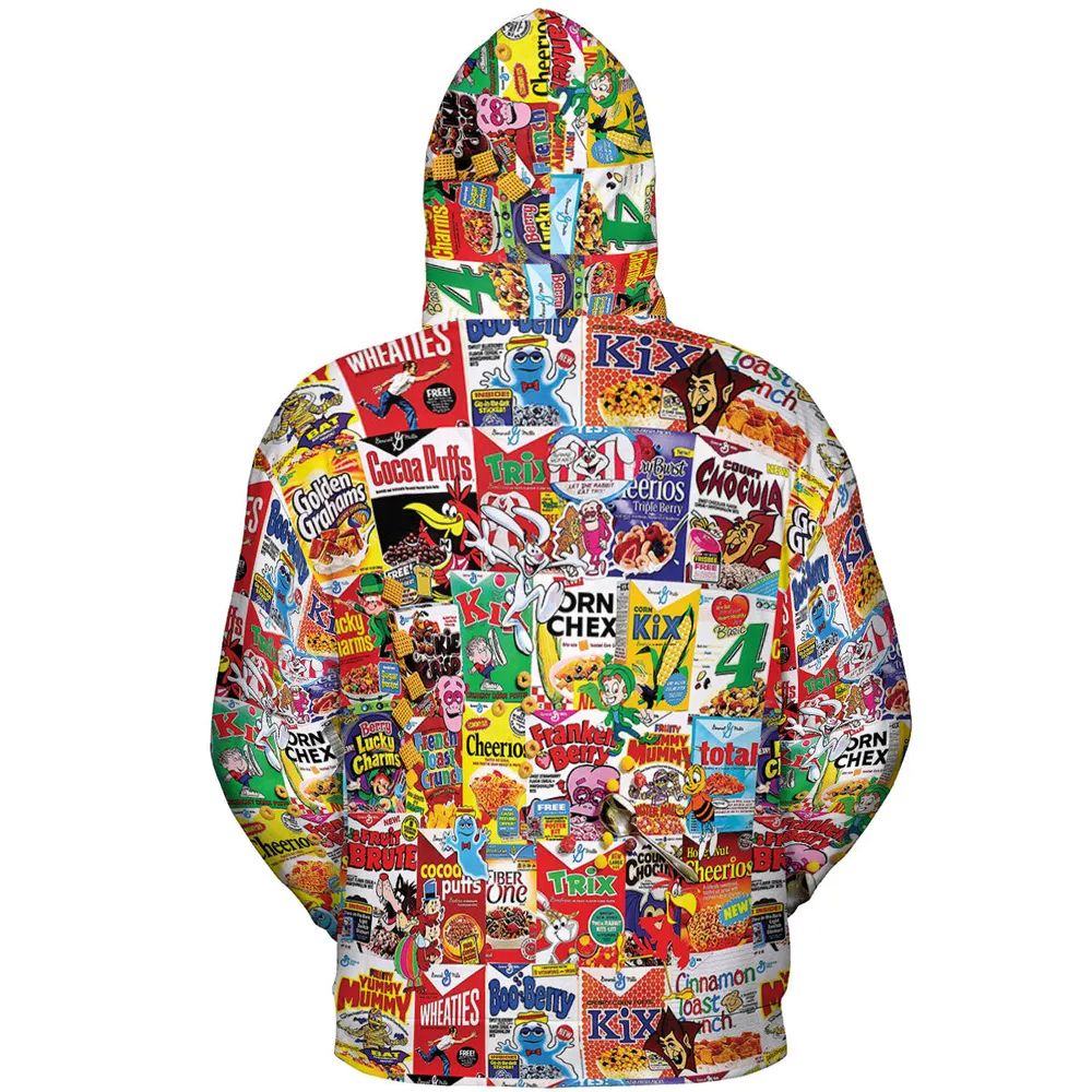 Popular Cereal Boxes All-over Print Hoodie - 5