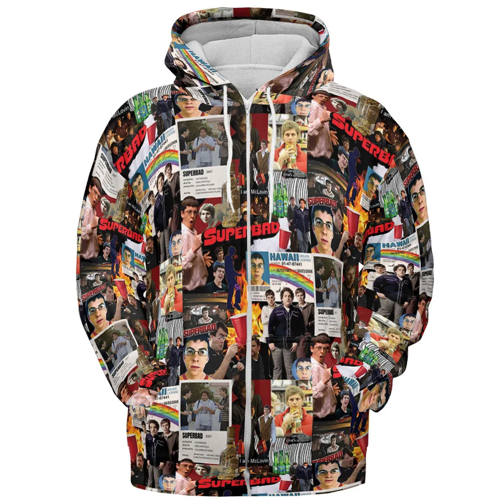 Seth Evan McLovin Superbad All-over Print Hoodie - 4