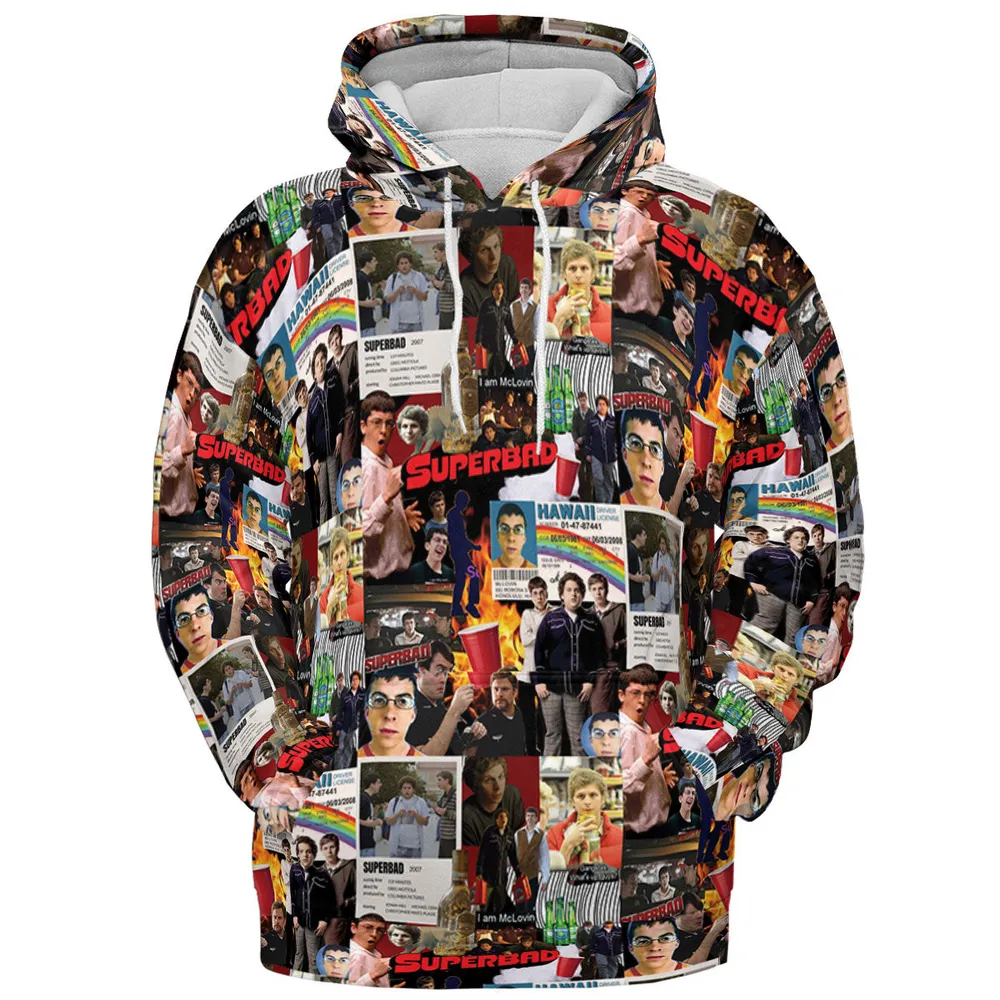 Seth Evan McLovin Superbad All-over Print Hoodie - 3