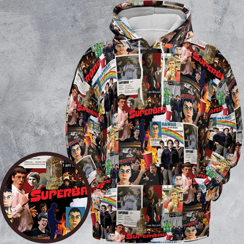 Seth Evan McLovin Superbad All-over Print Hoodie - 2