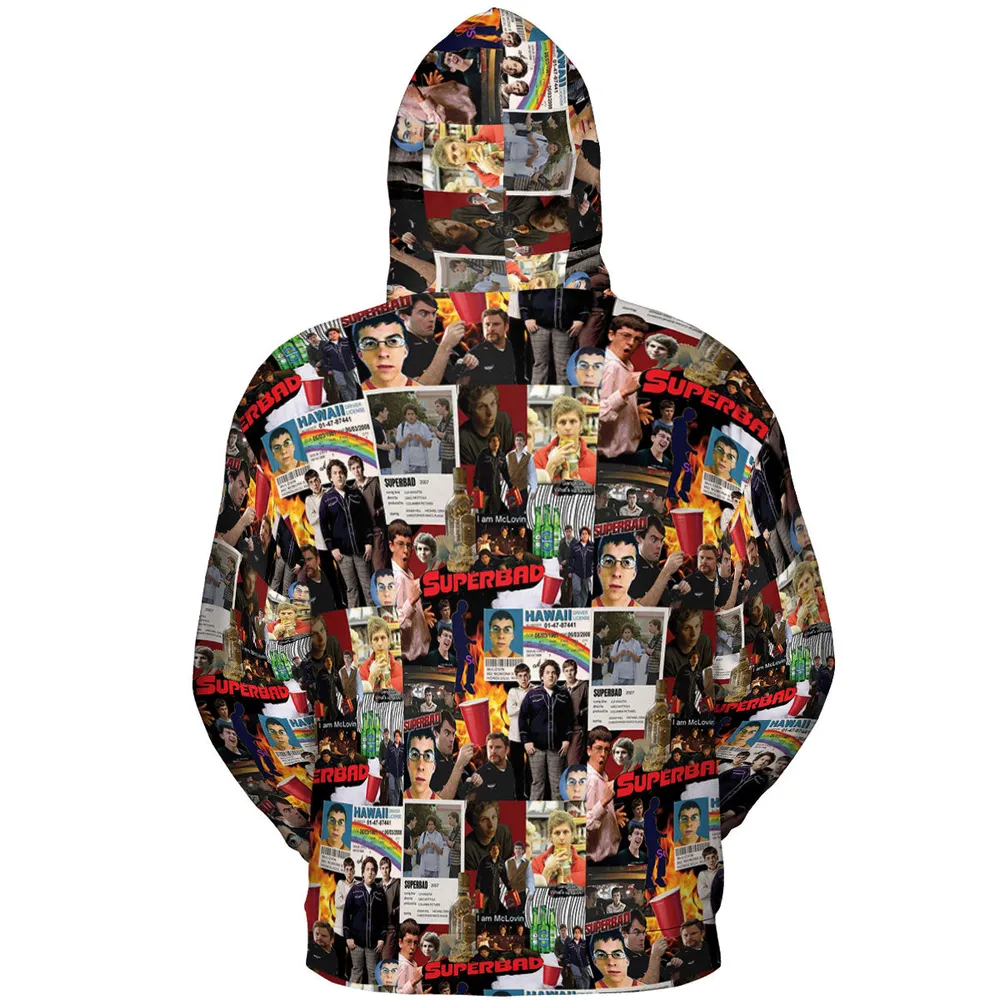 Seth Evan McLovin Superbad All-over Print Hoodie - 5
