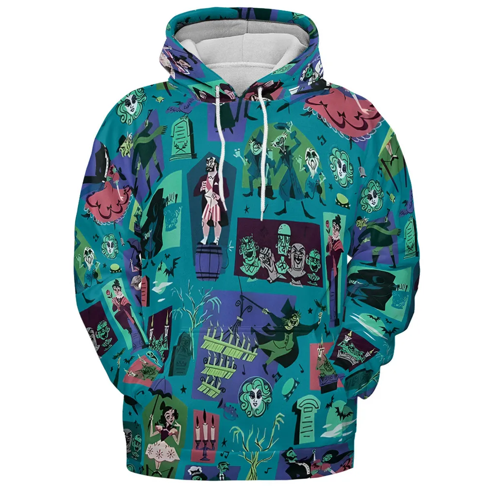 Haunted Chic Haunted Mansion All-over Print Hoodie - 3