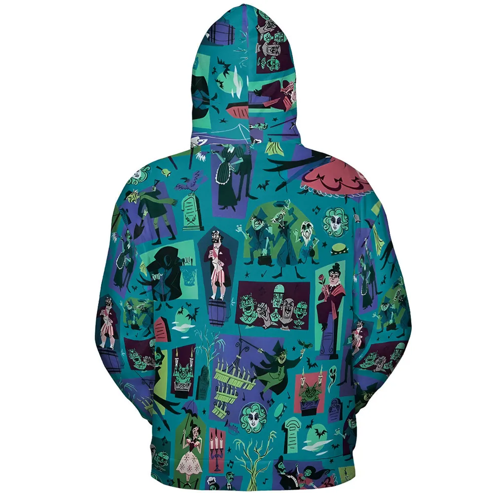 Haunted Chic Haunted Mansion All-over Print Hoodie - 5