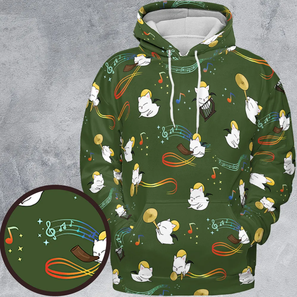 Moggle Music Final Fantasy All-over Print Hoodie - 2