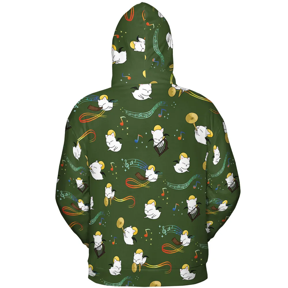 Moggle Music Final Fantasy All-over Print Hoodie - 5