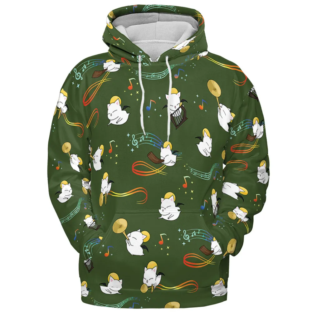 Moggle Music Final Fantasy All-over Print Hoodie - 3