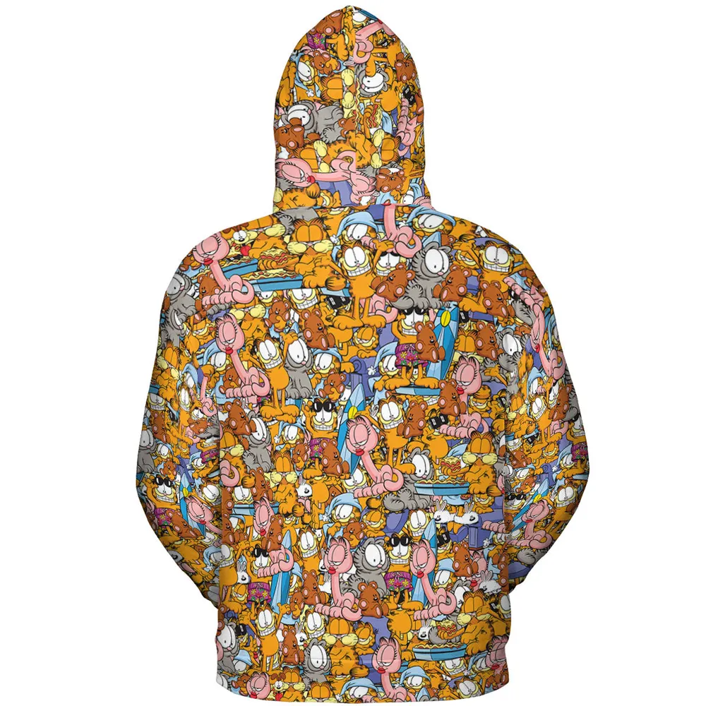 Garfield and Friends All-over Print Hoodie - 5