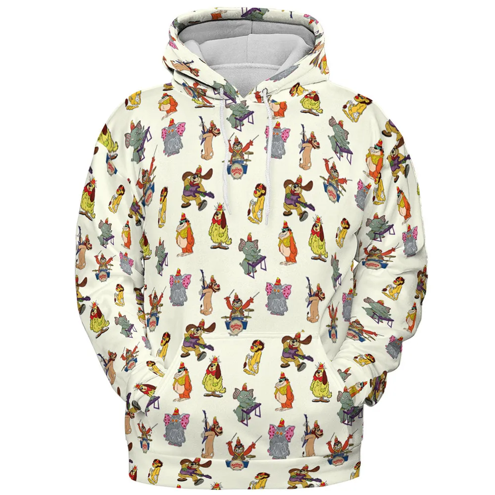 Snorky Fleegle Drooper Bingo The Banana Splits All-over Print Hoodie - 3
