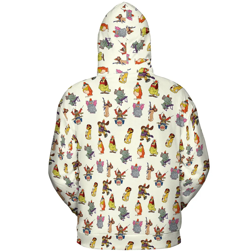 Snorky Fleegle Drooper Bingo The Banana Splits All-over Print Hoodie - 5