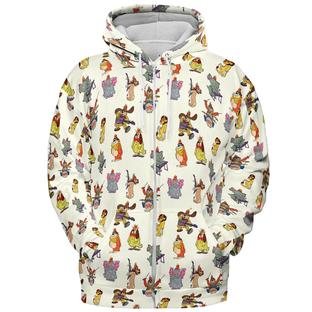 Snorky Fleegle Drooper Bingo The Banana Splits All-over Print Hoodie - 4