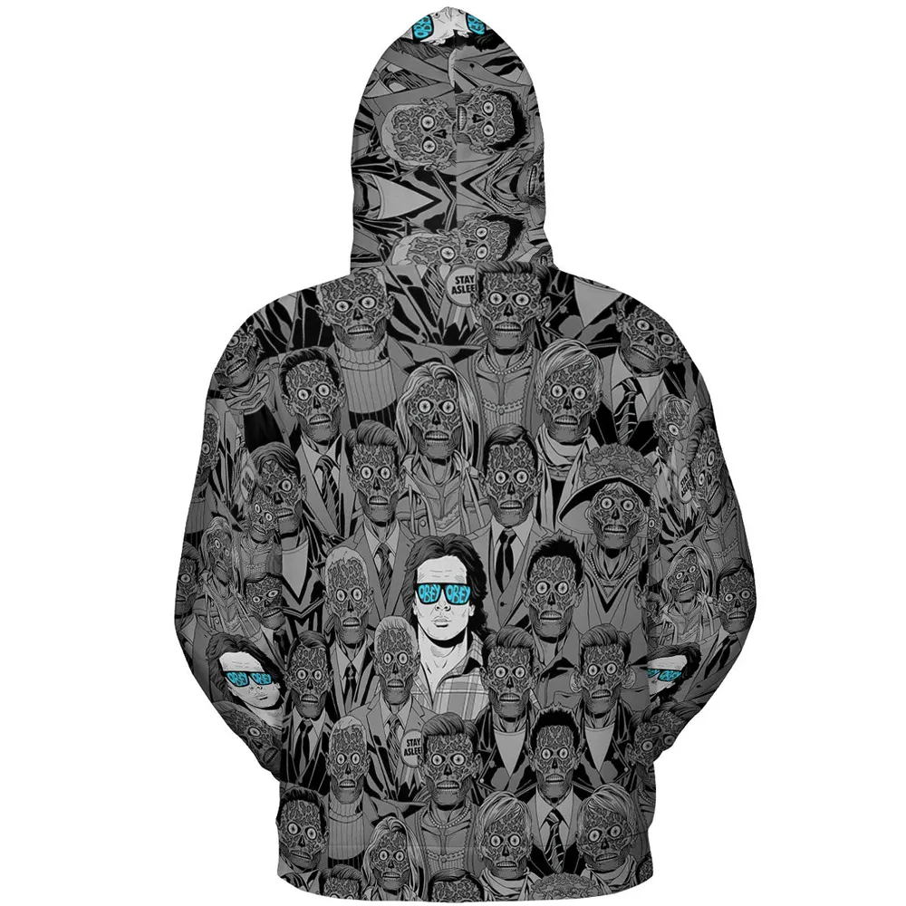 Obey Consume They Live All-over Print Hoodie - 5