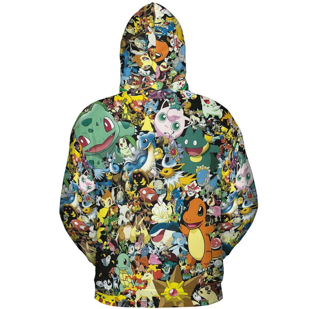 Gotta Catch 'em all Pokemon All-over Print Hoodie - 5