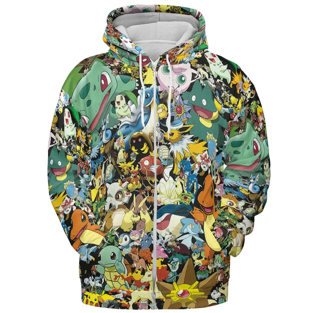 Gotta Catch 'em all Pokemon All-over Print Hoodie - 4