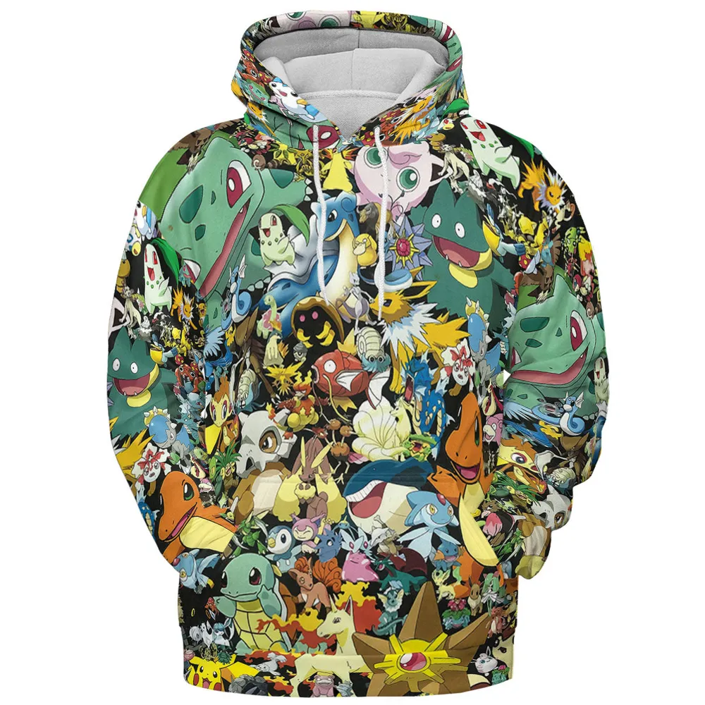 Gotta Catch 'em all Pokemon All-over Print Hoodie - 3