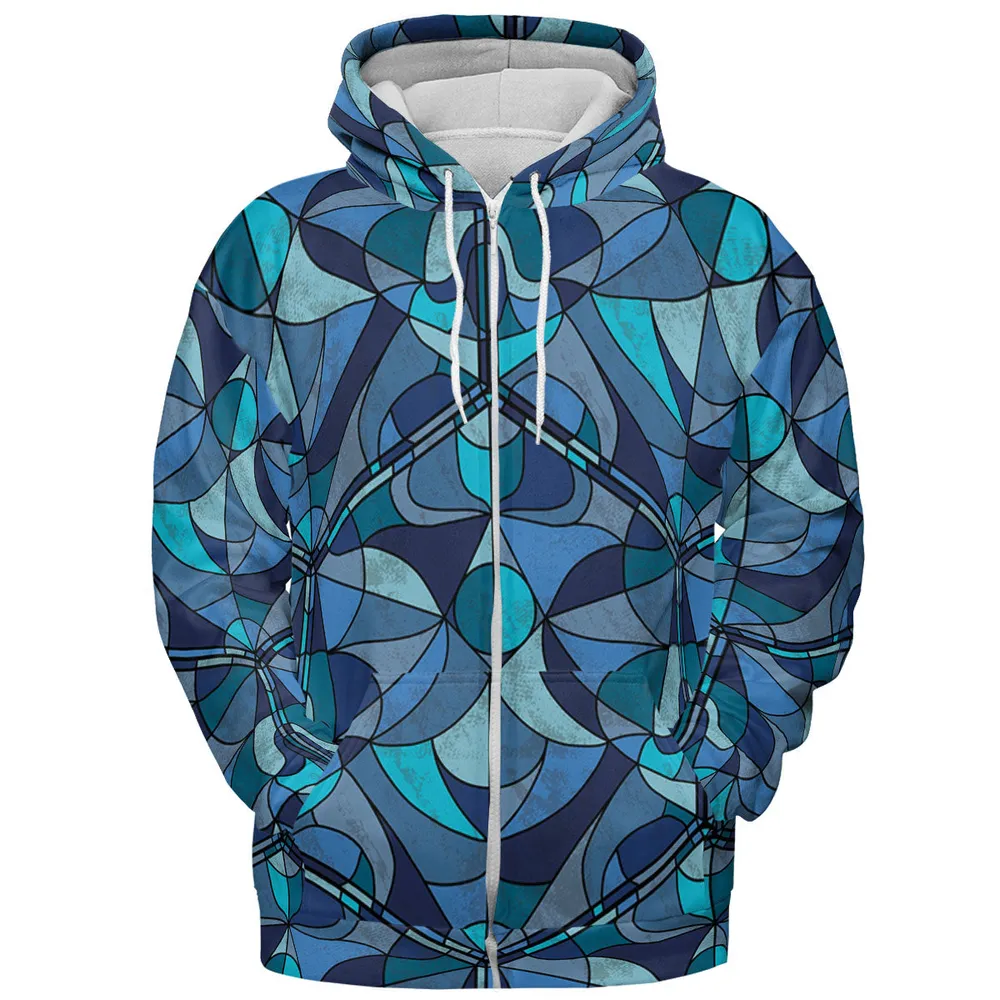 Stained Glass Monster RPG All-over Print Hoodie - 4