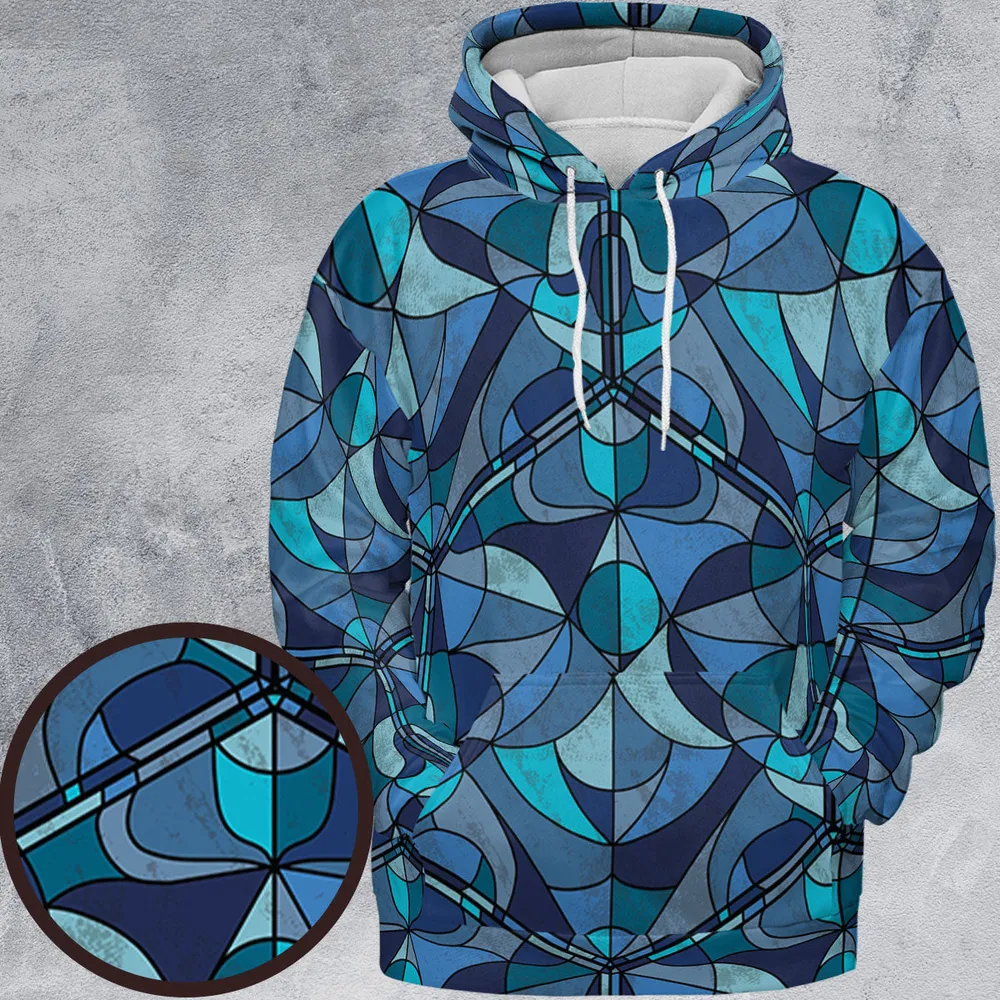 Stained Glass Monster RPG All-over Print Hoodie - 2