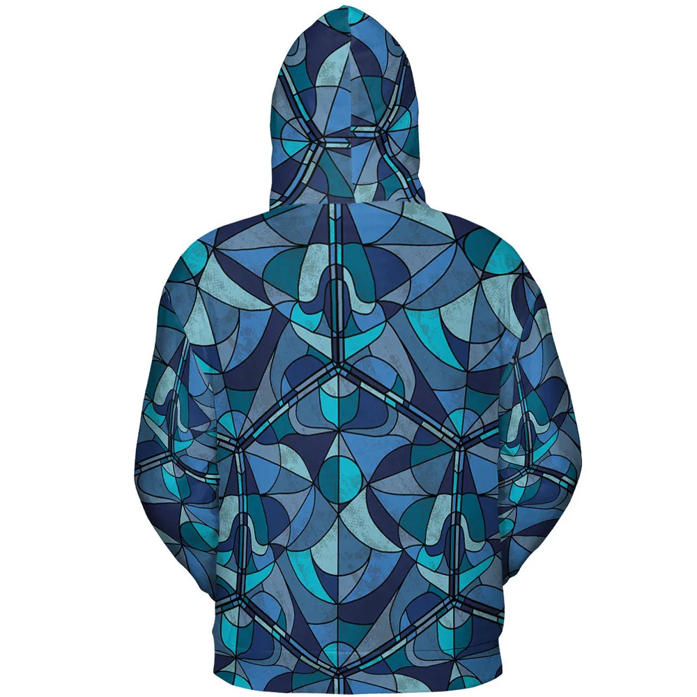 Stained Glass Monster RPG All-over Print Hoodie - 5
