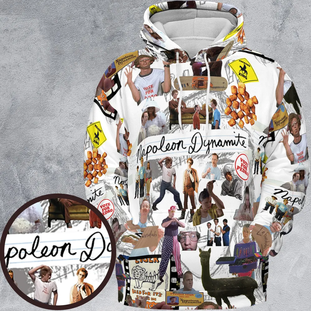 Napoleon Dynamite Journal All-over Print Hoodie - 2