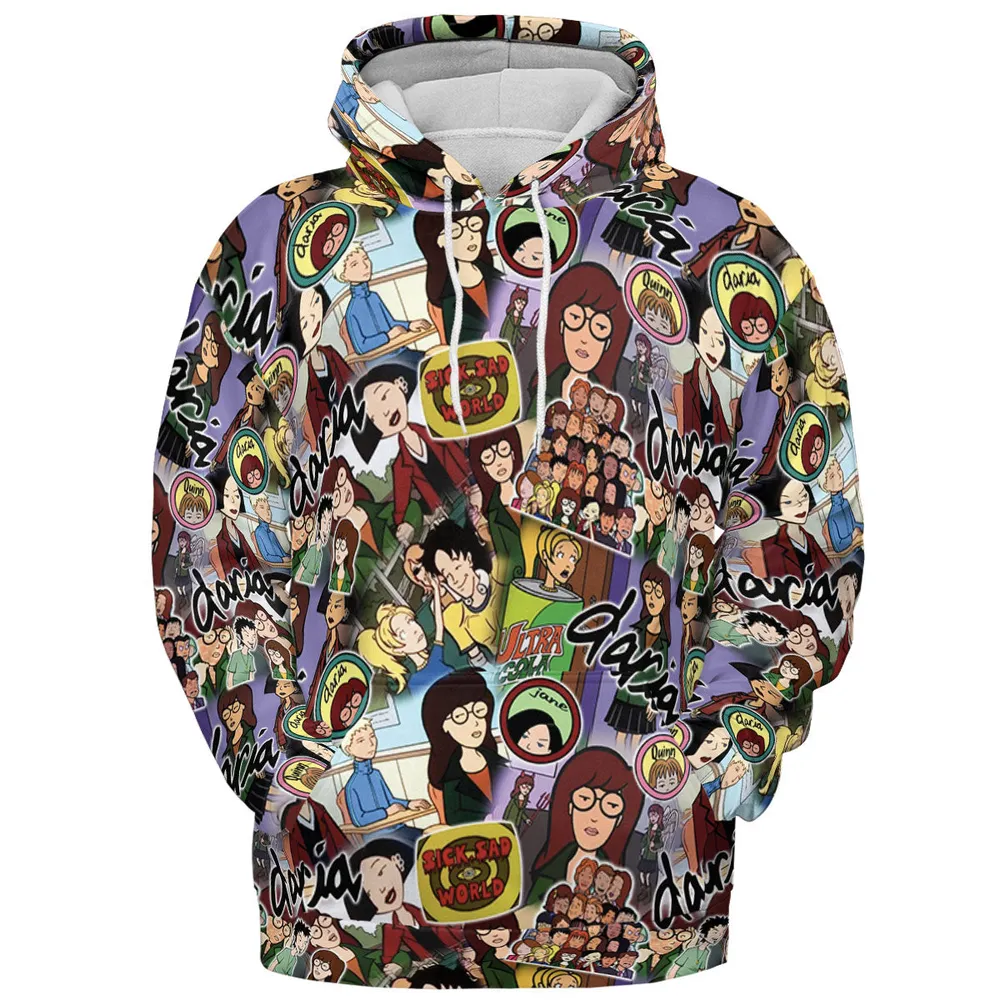 Sick Sad World Daria All-over Print Hoodie - 3