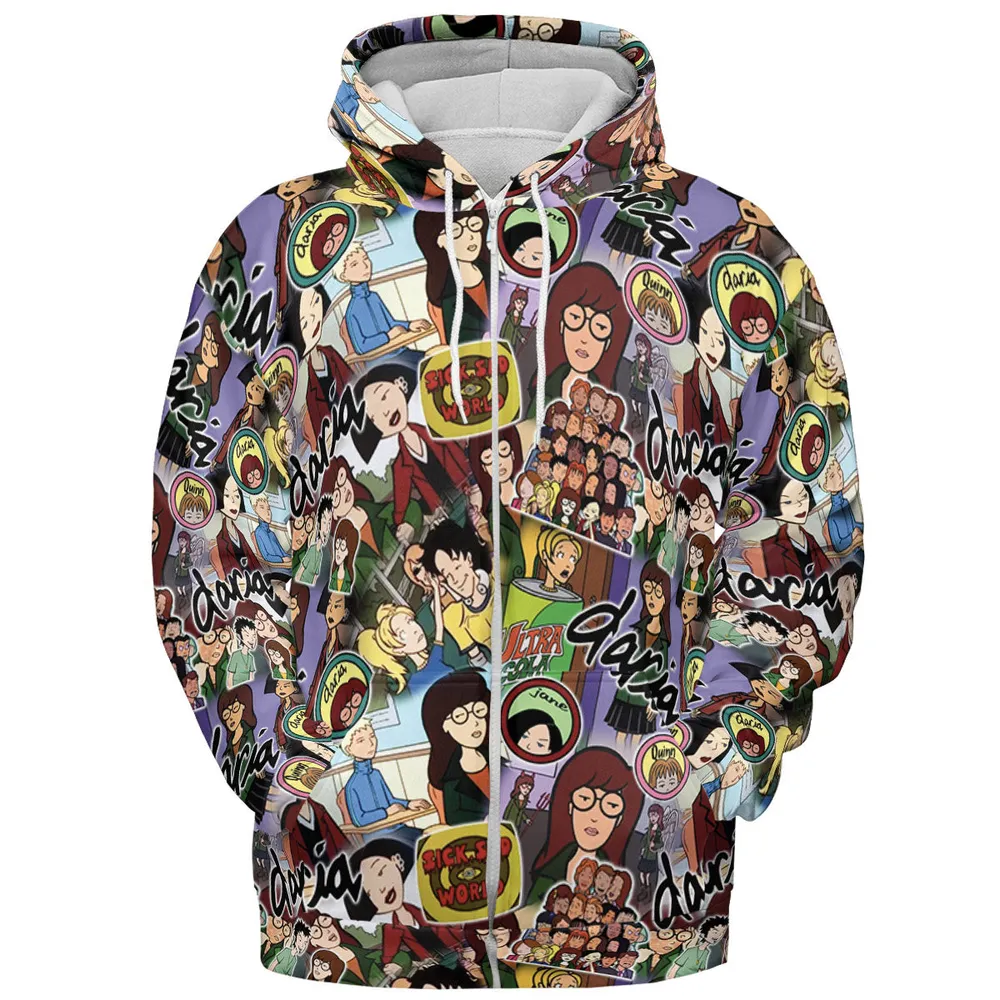 Sick Sad World Daria All-over Print Hoodie - 4