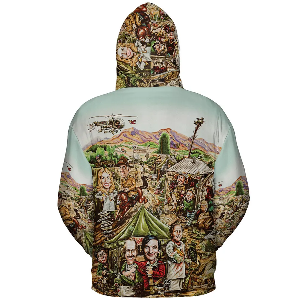 M*A*S*H Movie Art All-over Print Hoodie - 5