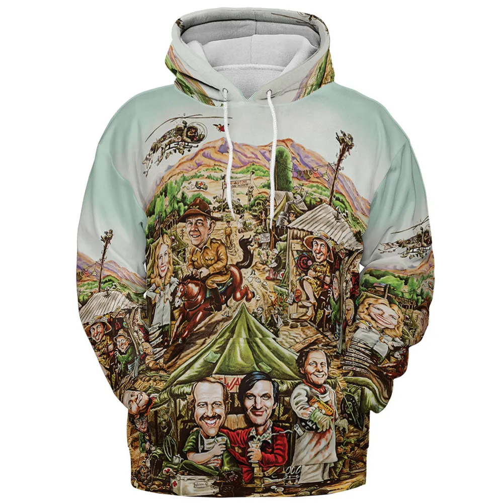 M*A*S*H Movie Art All-over Print Hoodie - 3