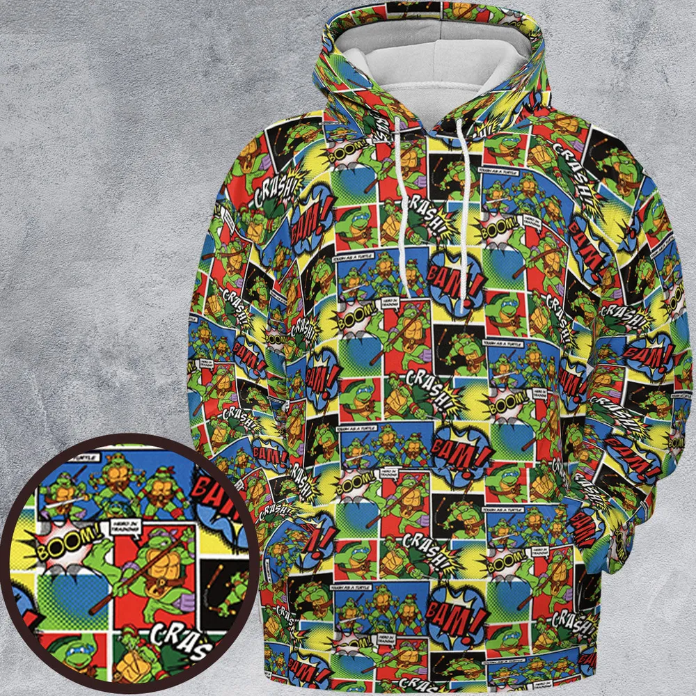 Teenage Mutant Ninja Turtles Comic All-over Print Hoodie - 2