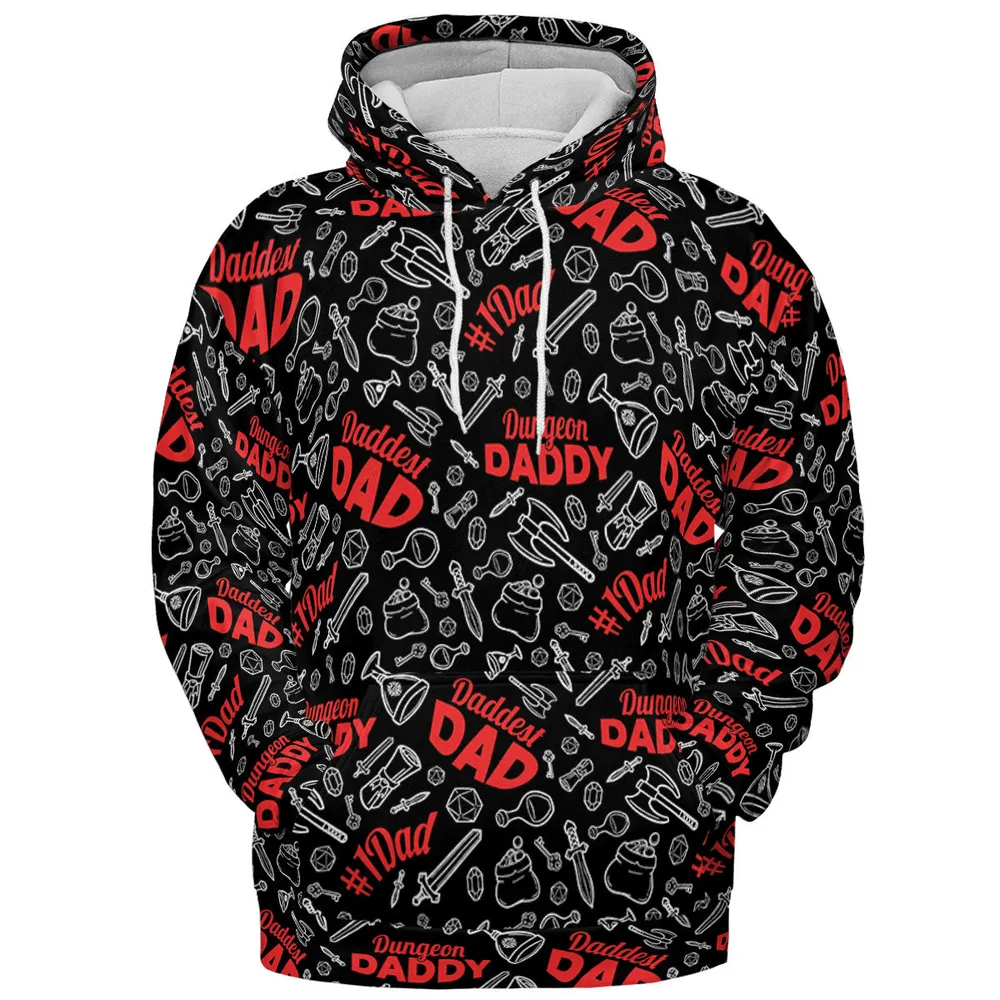 Dungeon Daddy DND All-over Print Hoodie - 3